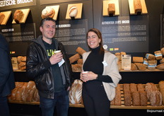 Damario Luitwieler van Bio Drôme (winkels in Goes en Vlissingen) met Wendy van der Westen.